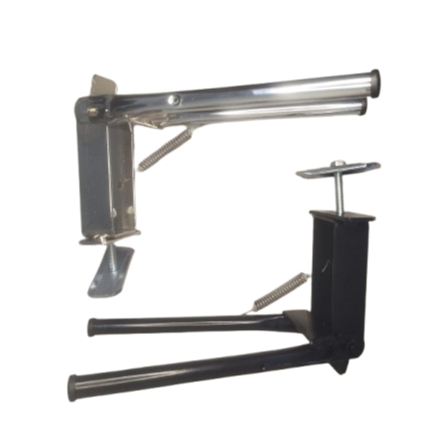 Descanso Cavalete Central Preto e Cromado  De Aço Para Bicicleta Aro 24 E 26 Pezinho Bicicleta em Oferta na Shopee