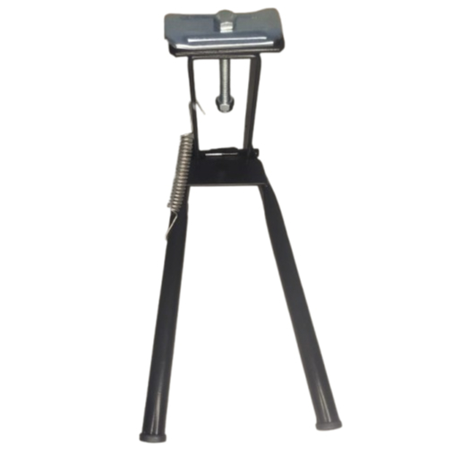 Descanso Cavalete Central Preto e Cromado  De Aço Para Bicicleta Aro 24 E 26 Pezinho Bicicleta