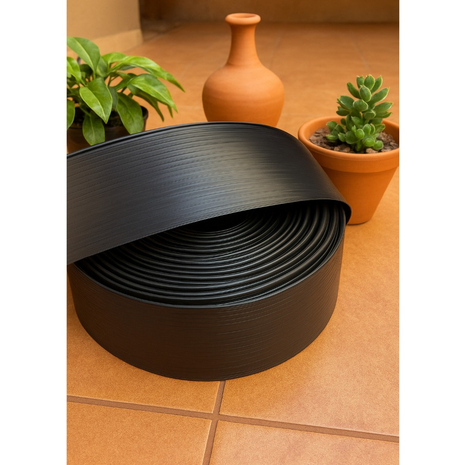 PROTETOR DE PORTAO/LIMITADOR/Separador de Grama- PRETO- 10 cms  para Jardinagem Varias Medidas em Oferta na Shopee