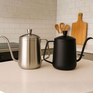 Bule Inox Escovado Bico Fino 600 Ml Leiteira Profissional Aço Inoxidável Antiferrugem Chaleira Preto em Oferta na Shopee