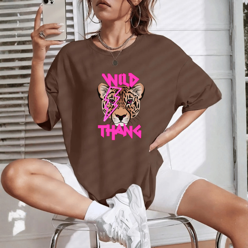 Blusa Feminina Estampada 100% Algodão Confortavel Promoção T-shirt Feminina Academia Camiseta Moda