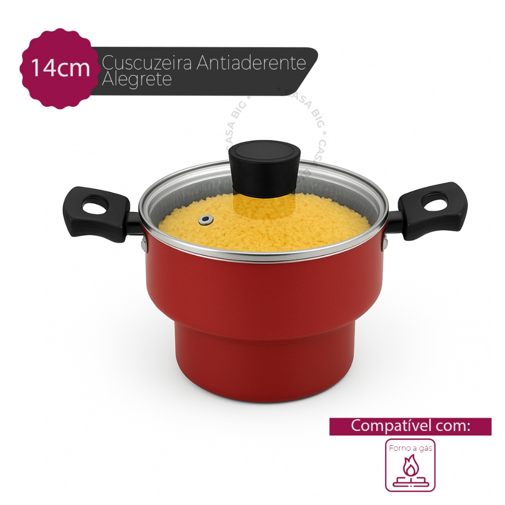 Cuscuzeira Pequena Antiaderente: Onde Comprar | BuscaProdutos