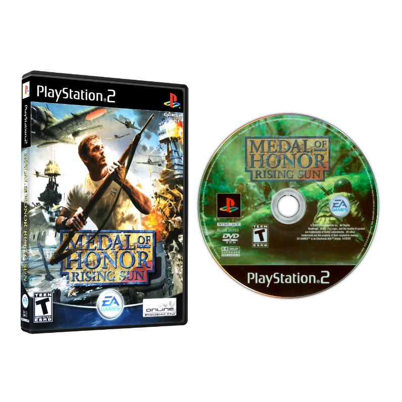 Jogo Medal of Honor Rising Sun Para PS2 Playstation 2