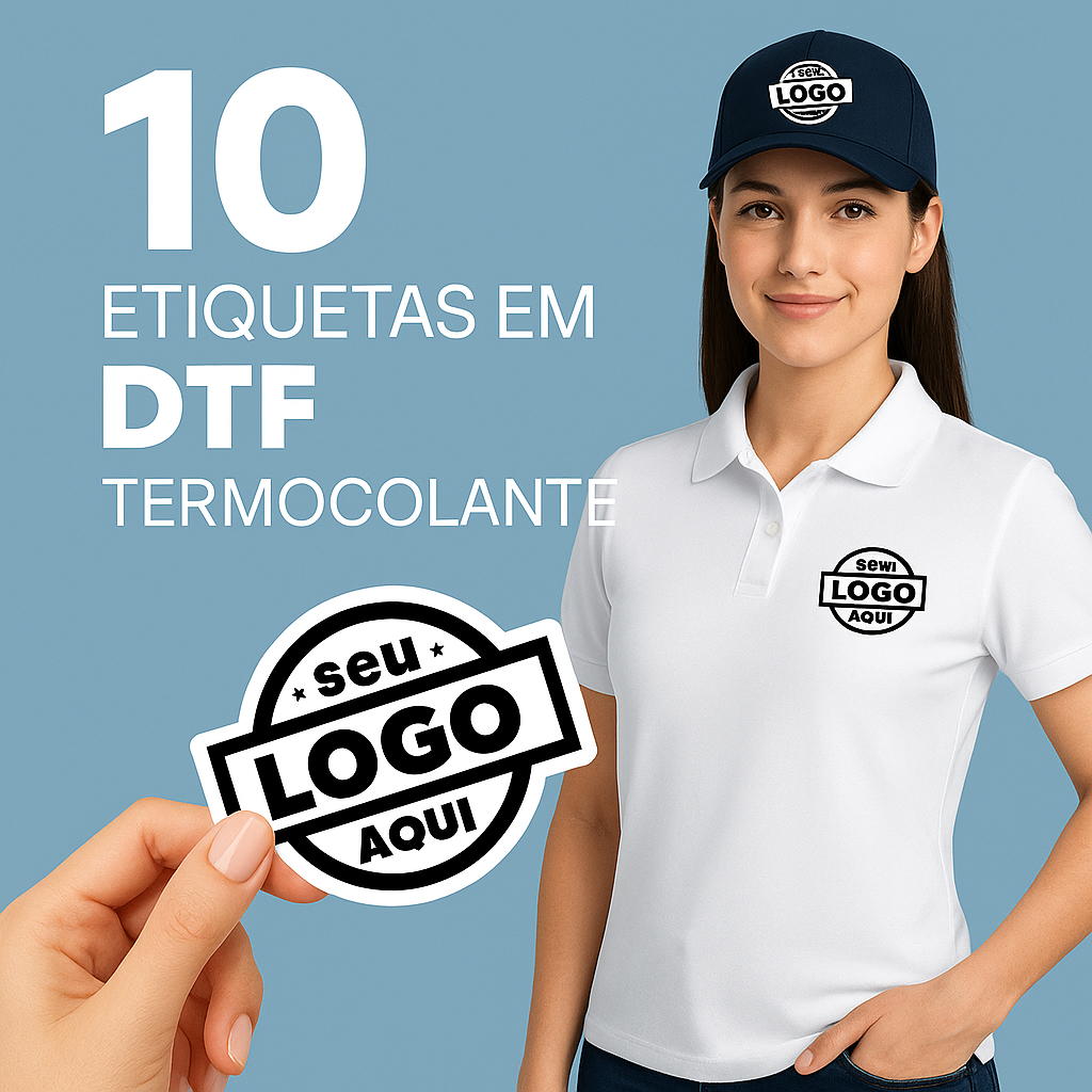 Etiquetas Personalizada Para Roupas DTF Logo Marca Aplica com Ferro de Passar Termocolante em Oferta na Shopee