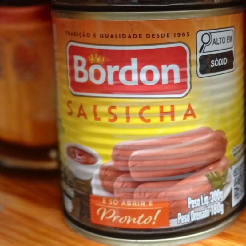 Salsichas tipo Viena natural  combo 2x180gr Bordon.