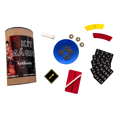 Kit de Mágicas com 6 truques para crianças entrega rapida