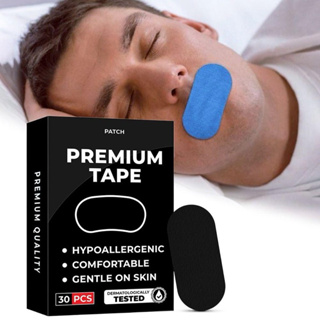 Fita Premium para Boca Dormir | 30 Unidades | Hipoalergênica, Confortável e Suave na Pele em Oferta na Shopee