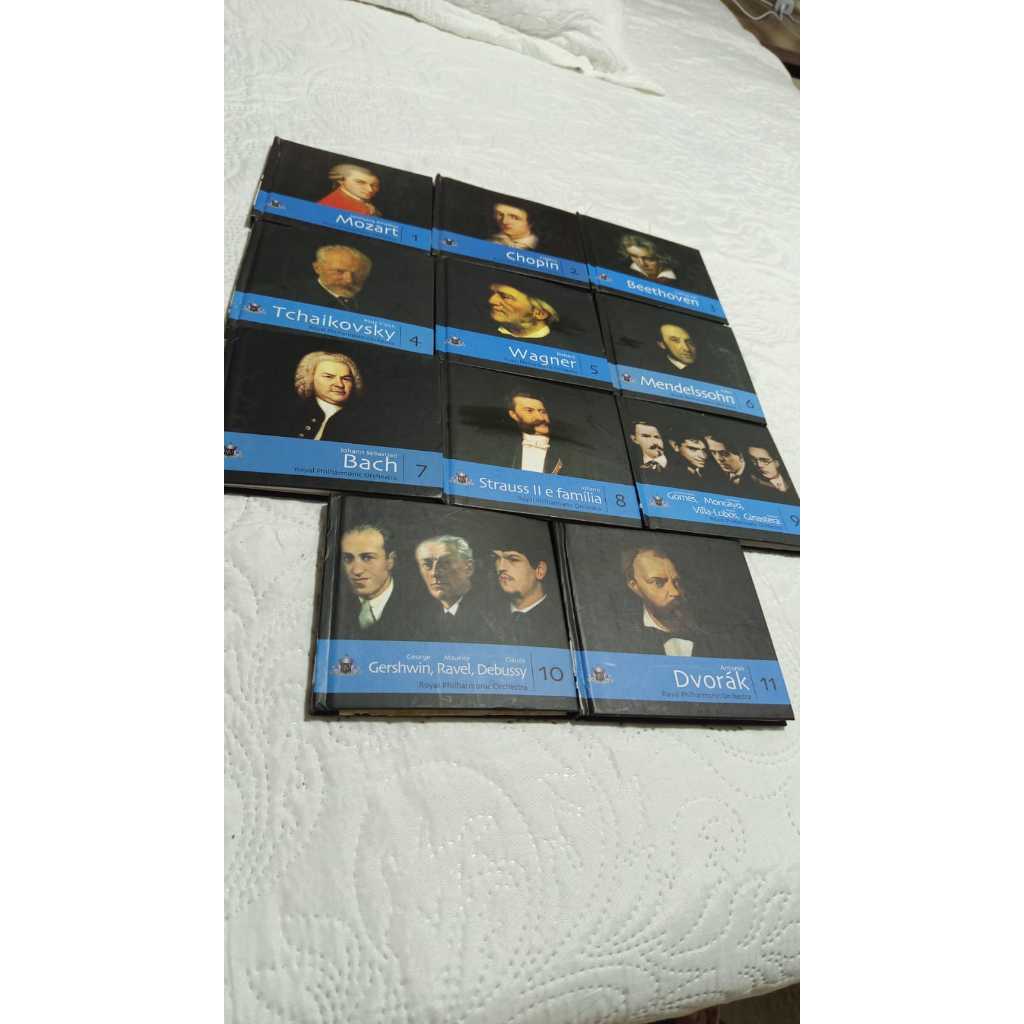 Coleção Royal Philharmonic Orchestra - 11 CD's Livretos