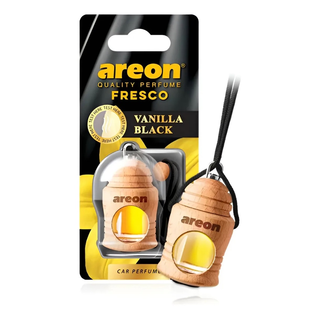 Aromatizante Cheirinho Carro Areon Fresco Vanilla Black Madeira Fresco 4ml