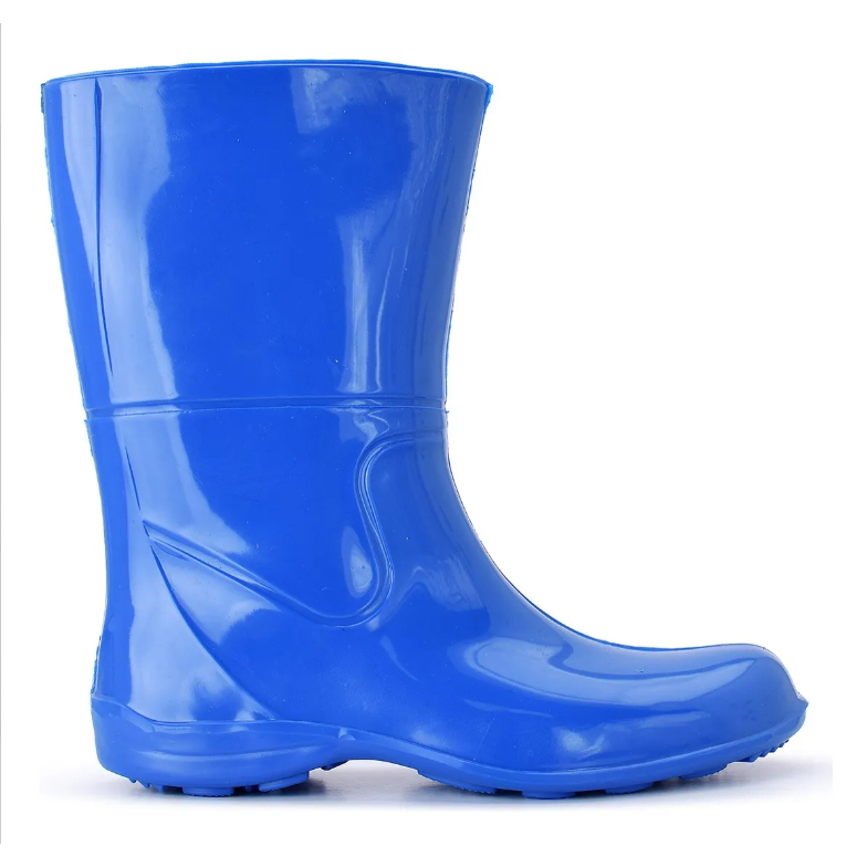 Bota PVC Chuva Motociclista Moto Impermeável Forrado feminina e masculino para dias chuvosos limpeza quintal