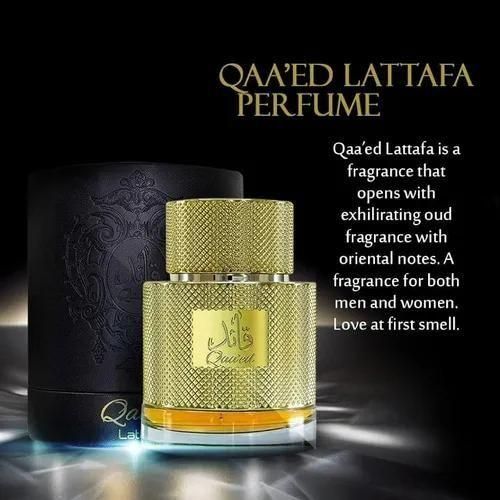 Perfume ARABE Qaaed Lattafa Eau De Parfum 100ml Original Unissex