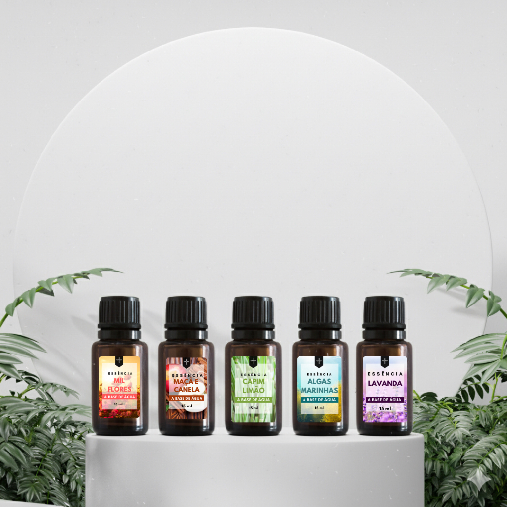 Kit 5 Essências Para Umidificador e Difusor Elétrico 15ml em Oferta na Shopee