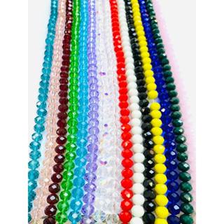 Fio de Cristal Facetado 08 mm Para Montagem Aprox. 68 peças - em Oferta na Shopee