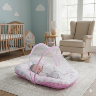 Berço Portátil Ninho redutor Com Mosquiteiro Preço De Atacado, enxoval, bebê em Oferta na Shopee