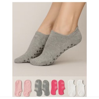 6/ 12 pares Meia soquete antiderrapante 34 a 43 Pilates yoga ballet academia feminina masculina borrachinha exercicio