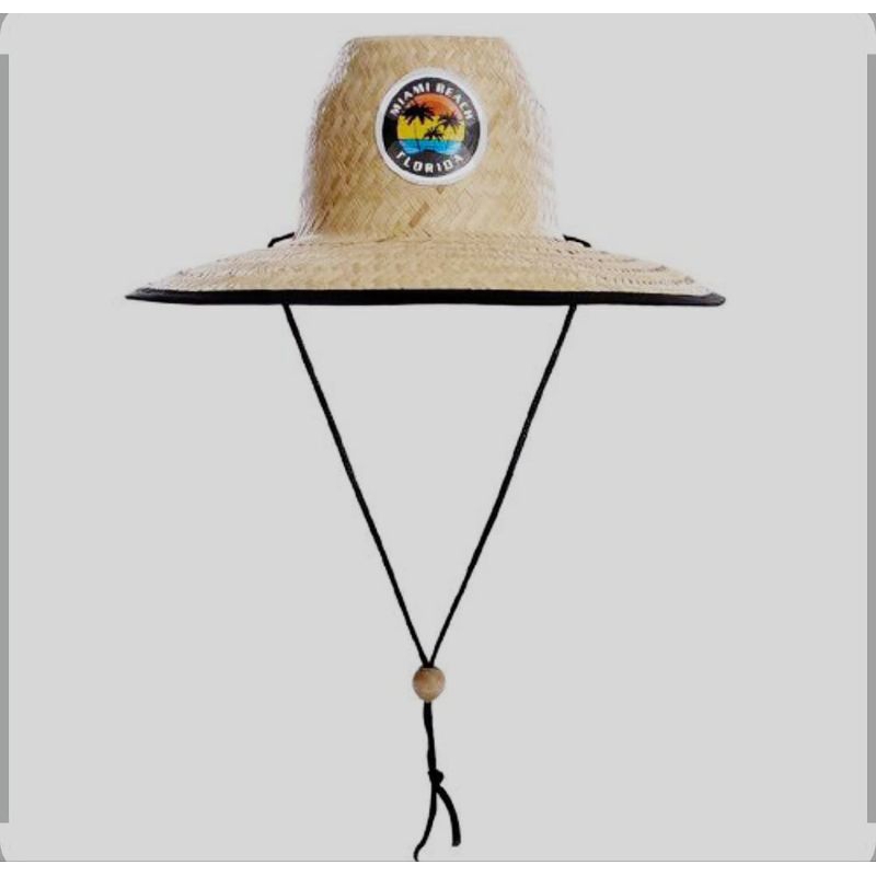 CHAPÉU DE PALHA ESTAMPADO