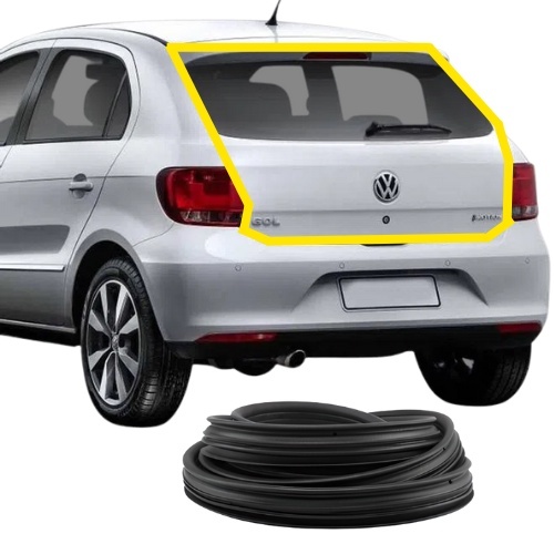 Borracha Vedação Porta Malas Tampa Traseira Gol Voyage G5 G6 G7 2008 A 2022 em Oferta na Shopee