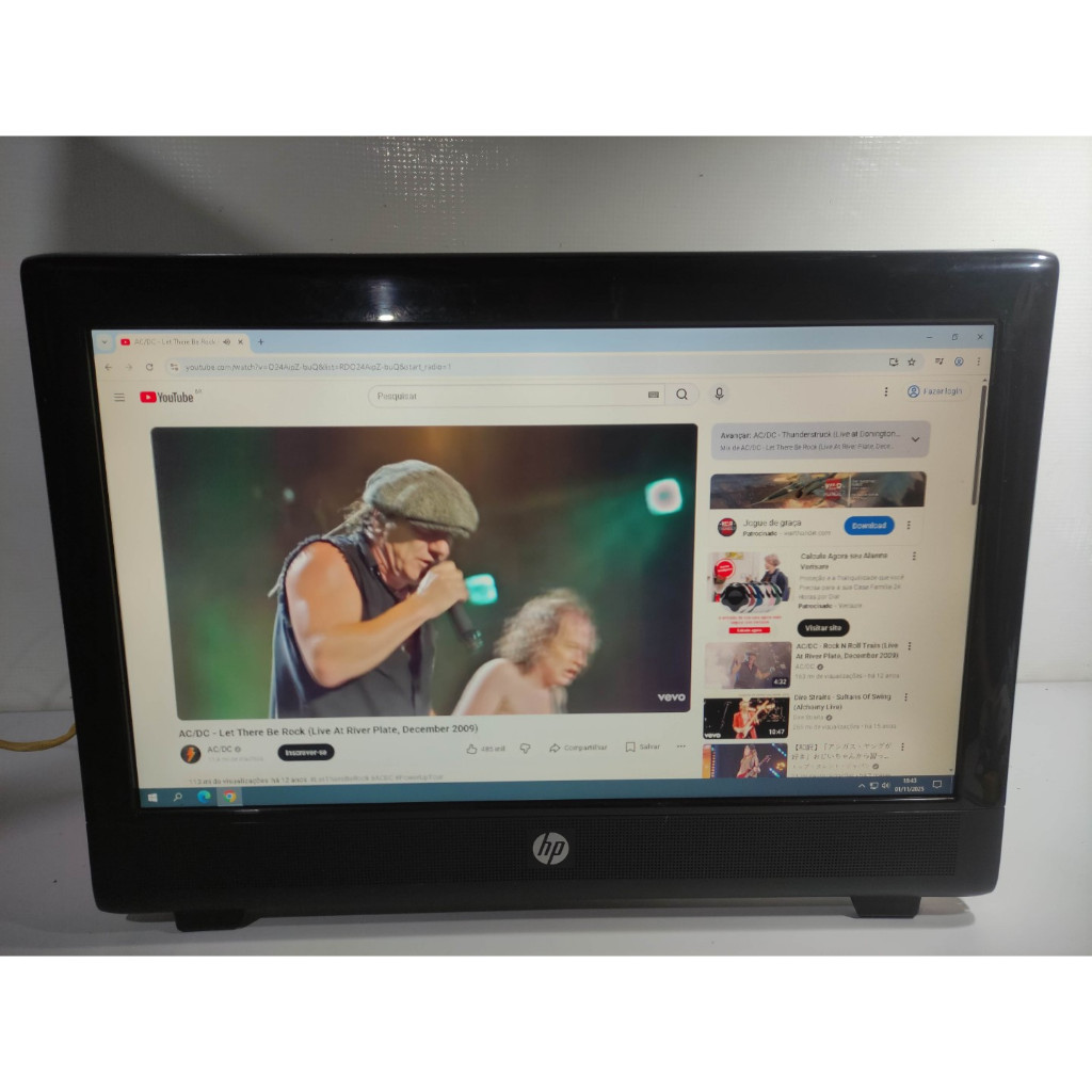 Computador Hp Integrado All In One Tpc Q003 Amd E-350 Bb2 - Preto (Usado)