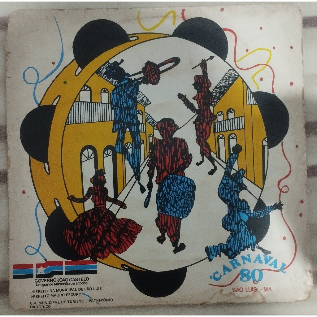 LP/VINIL CARNAVAL 80 - ESCOLAS DE SAMBA DO MARANHÃO