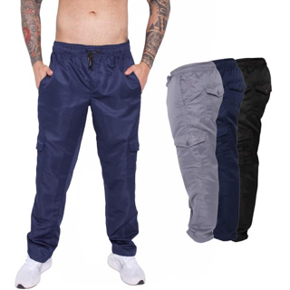 Calça Cargo Tactel com 6 Bolsos Para Trabalho/ Uniforme/Esporte em Oferta na Shopee