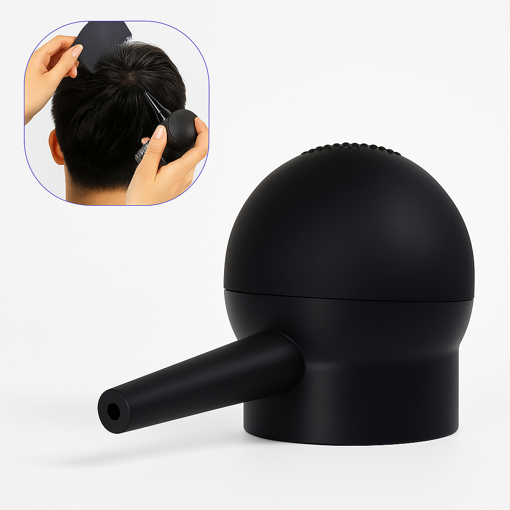 Aplicador de Fibra Capilar Profissional – Borrifador Pó Capilar, Retoque e Preenchimento em Oferta na Shopee