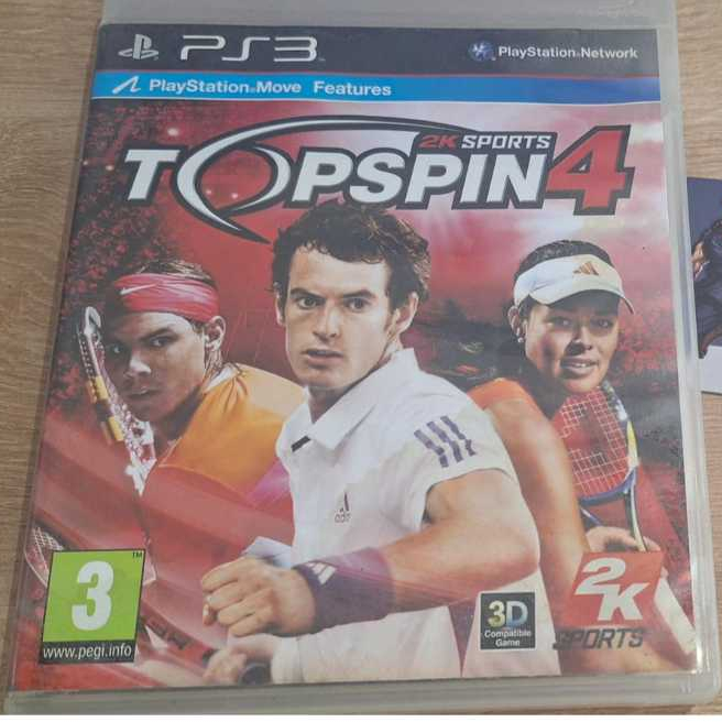 Jogo 2k Sports Topspin 4 ps3 mídia física