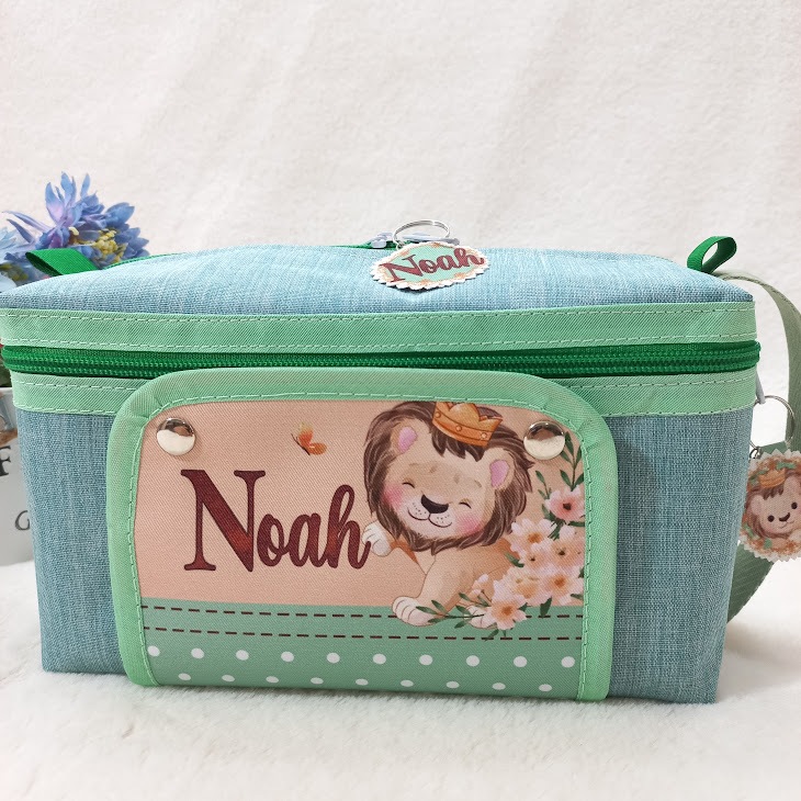 Nécessaire do Bebê - Porta Fraldas - Porta Lenços Umedecido - Mamãe e Bebê - Linha Clean