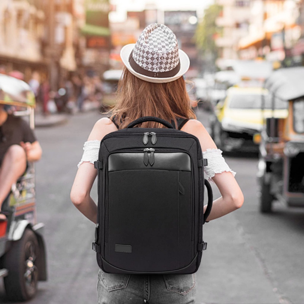 Mochila De Viagem 4 Em 1 Grande Mochila  E Feminina À Prova D'água Reforçada Expansível — foto 9