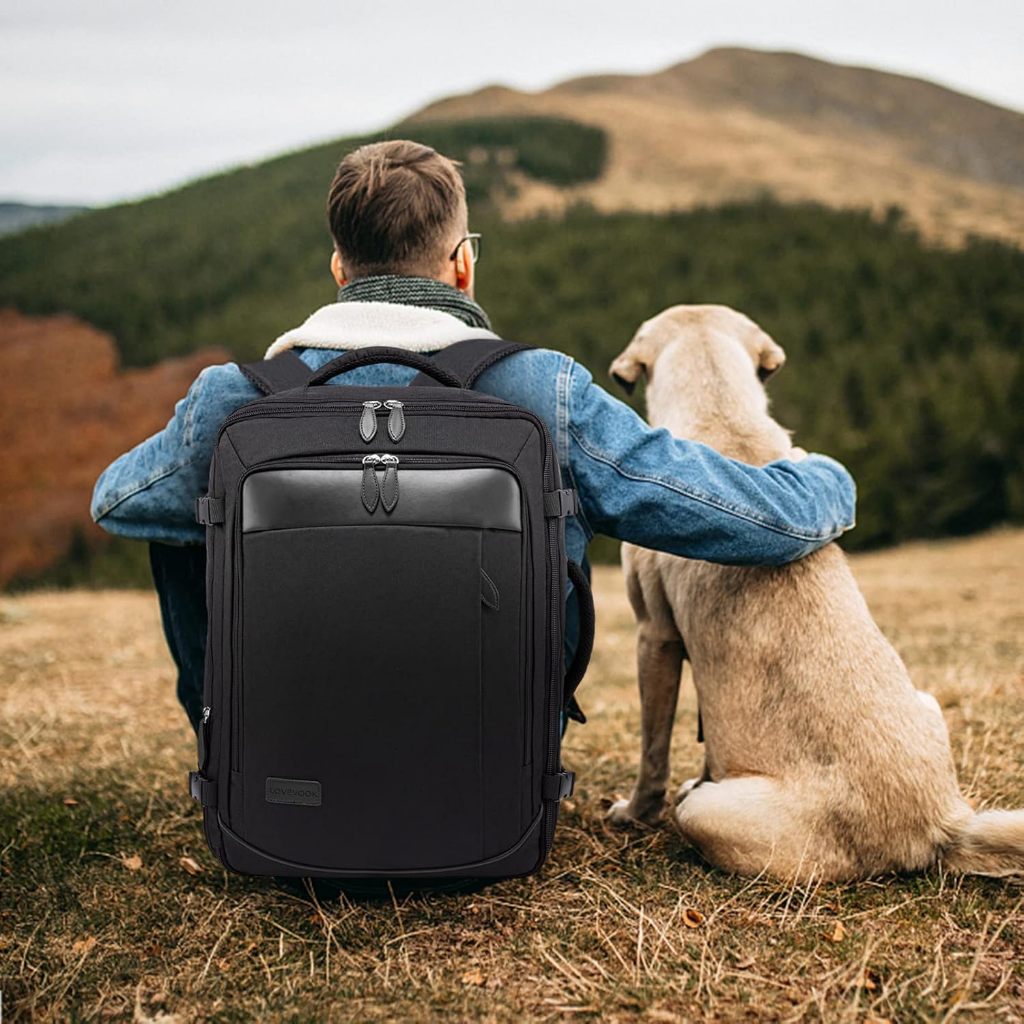 Mochila De Viagem 4 Em 1 Grande Mochila  E Feminina À Prova D'água Reforçada Expansível — foto 8