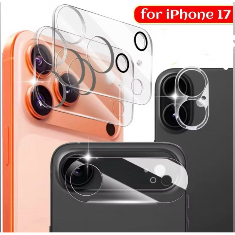 Kit 1/2/3/4 Peças Película de Vidro para Câmera iPhone 17 17AIR 17PRO 17PRO MAX