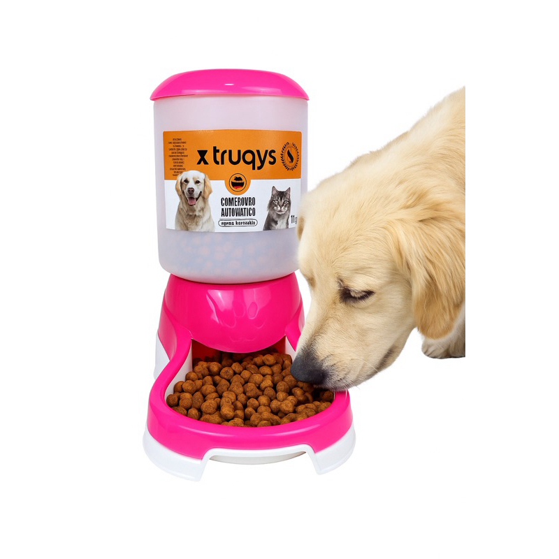 Comedouro Automático Pet para Cães e Gatos | Alimentação Contínua e Prática Capacidade 1kg de Rção