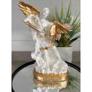 São Miguel Arcanjo Perolado 20cm. em Oferta na Shopee