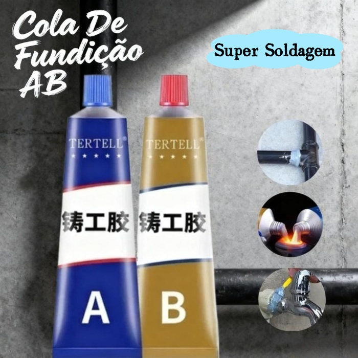 Cola De Fundição AB Cola de Reparo Rápido para Metal e Plástico Cola para metal Soldagem a Frio