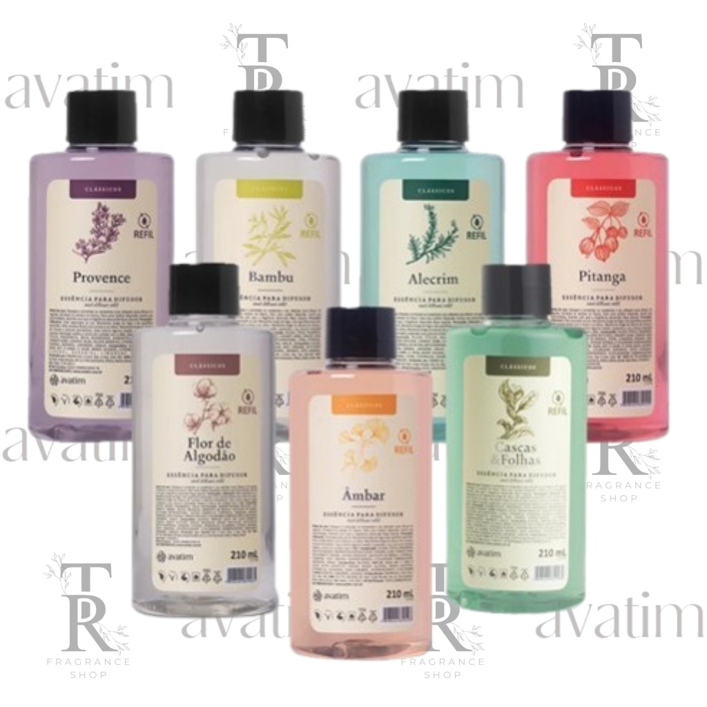Essência para Difusor de Varetas  210ml (Clássicos) - Avatim em Oferta na Shopee