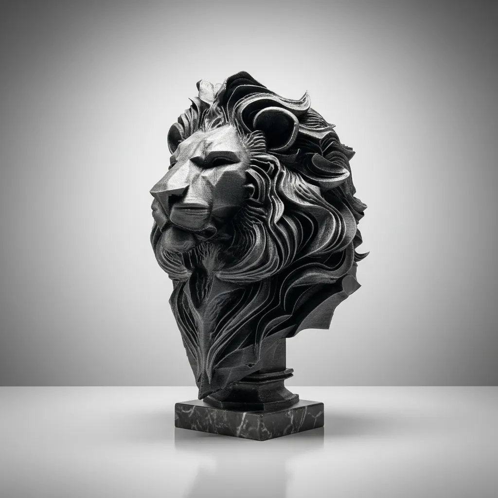 Leão de Judá Escultura 21cm – Fé, Proteção e Força Espiritual | Luxo Decorativo em Oferta na Shopee