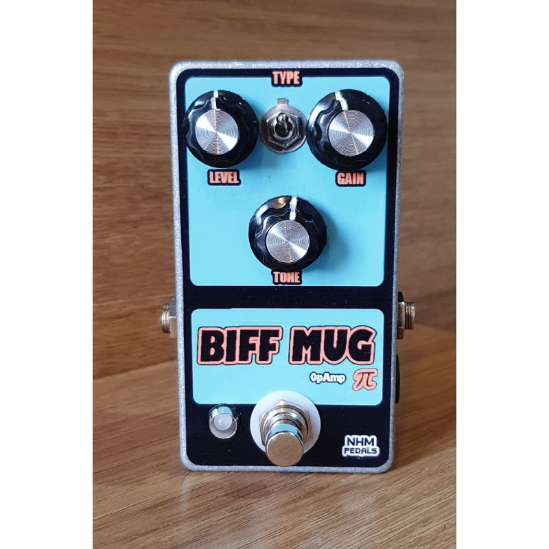 Pedal NHM BIFF MUG OpAmp Fuzz Clássico com Chave de Voice