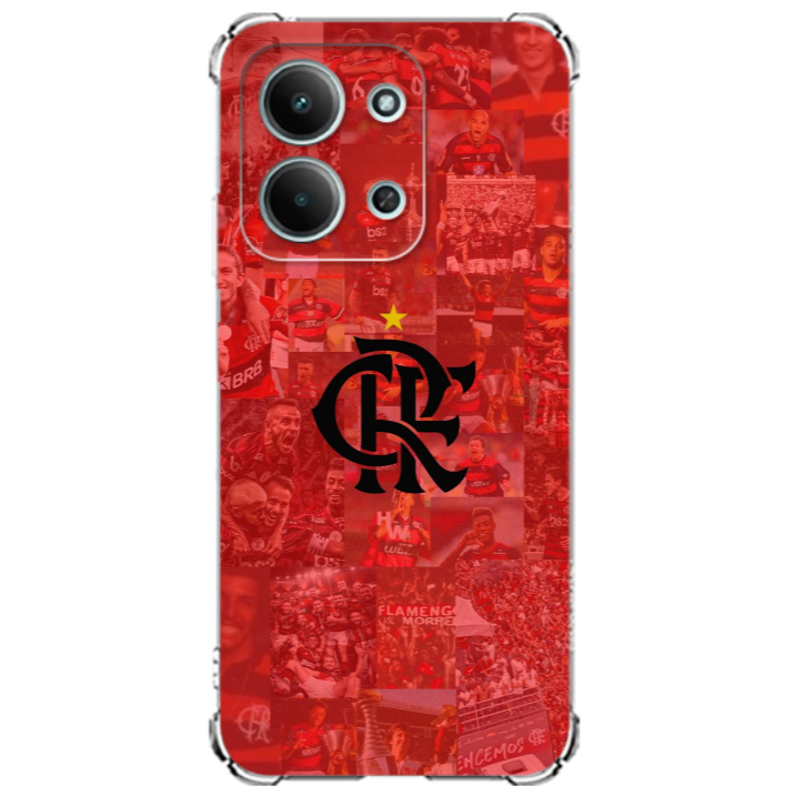 Redmi 15C Capa Mengão:Rubro Negro Redmi 15C Capinha CaseTPU Flamengo Xiaomi — imagem 2 de 2