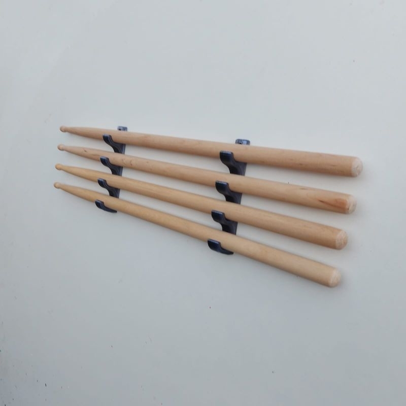 suporte para baquetas de parede 2 peças / porta baquetas 5A. 5B. 7A. 7B. vassourinha
