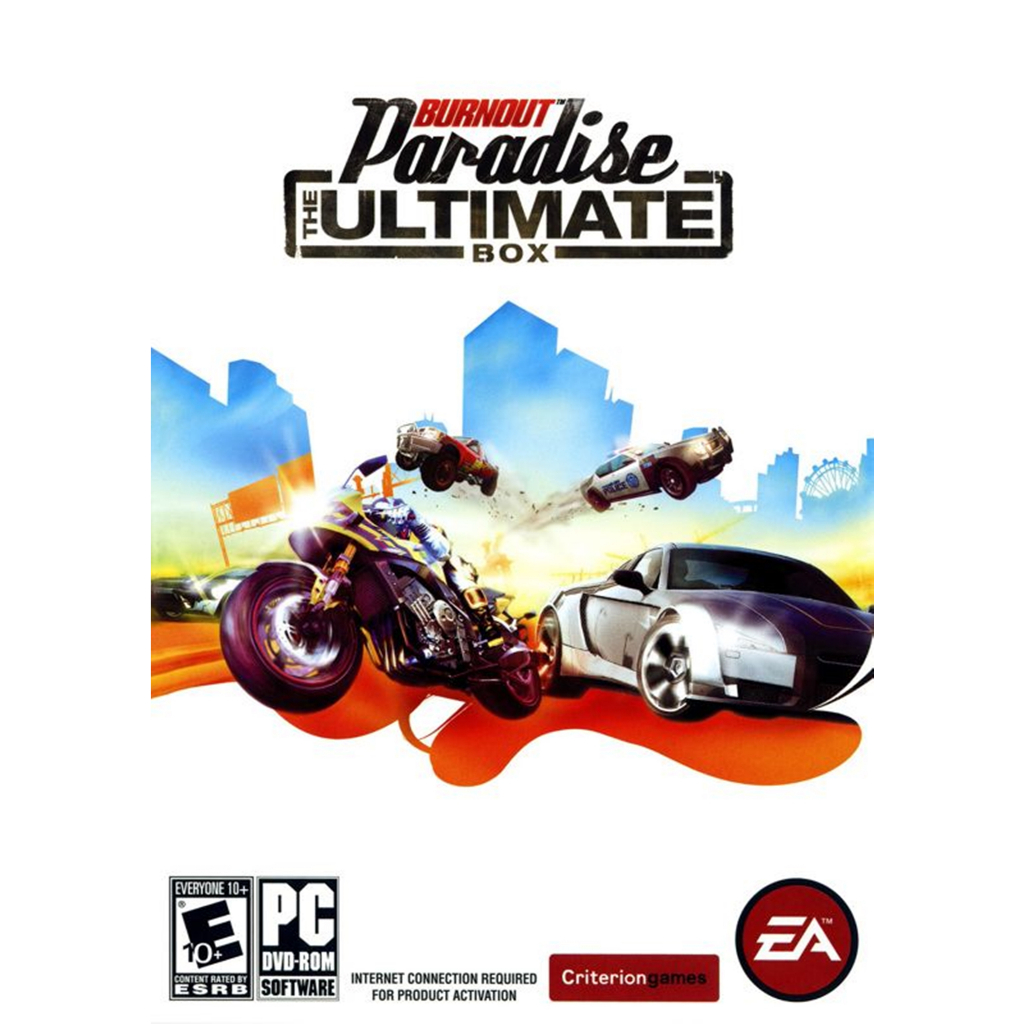 Burnout Paradise The Ultimate Box - Jogo - Pc - Mídia Física