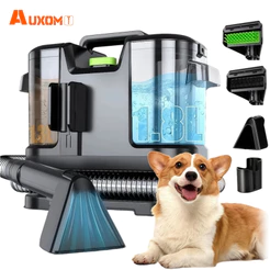 Extratora Higienizadora AUXOM Profissional 800W | Portátil Bivolt, Borrifa + Esfrega + Extrai (Colchão/Sofá)