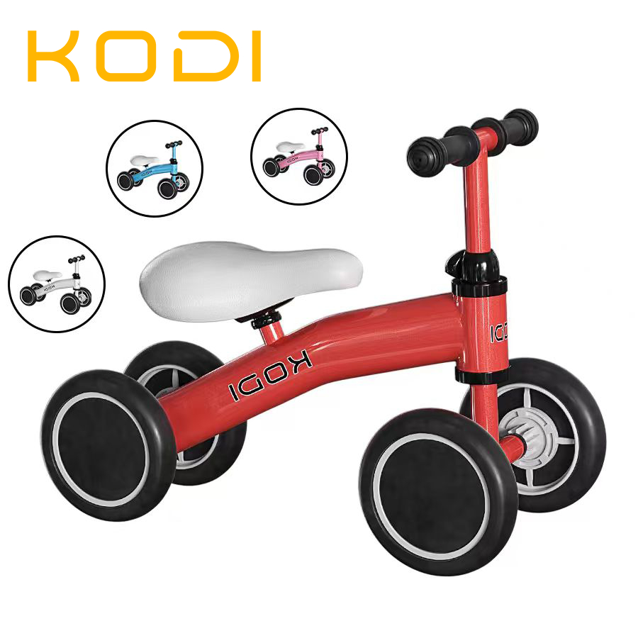Bicicleta de Equilíbrio para Crianças – Andador Seguro 4 Rodas, Presente para Bebês -P14 em Oferta na Shopee