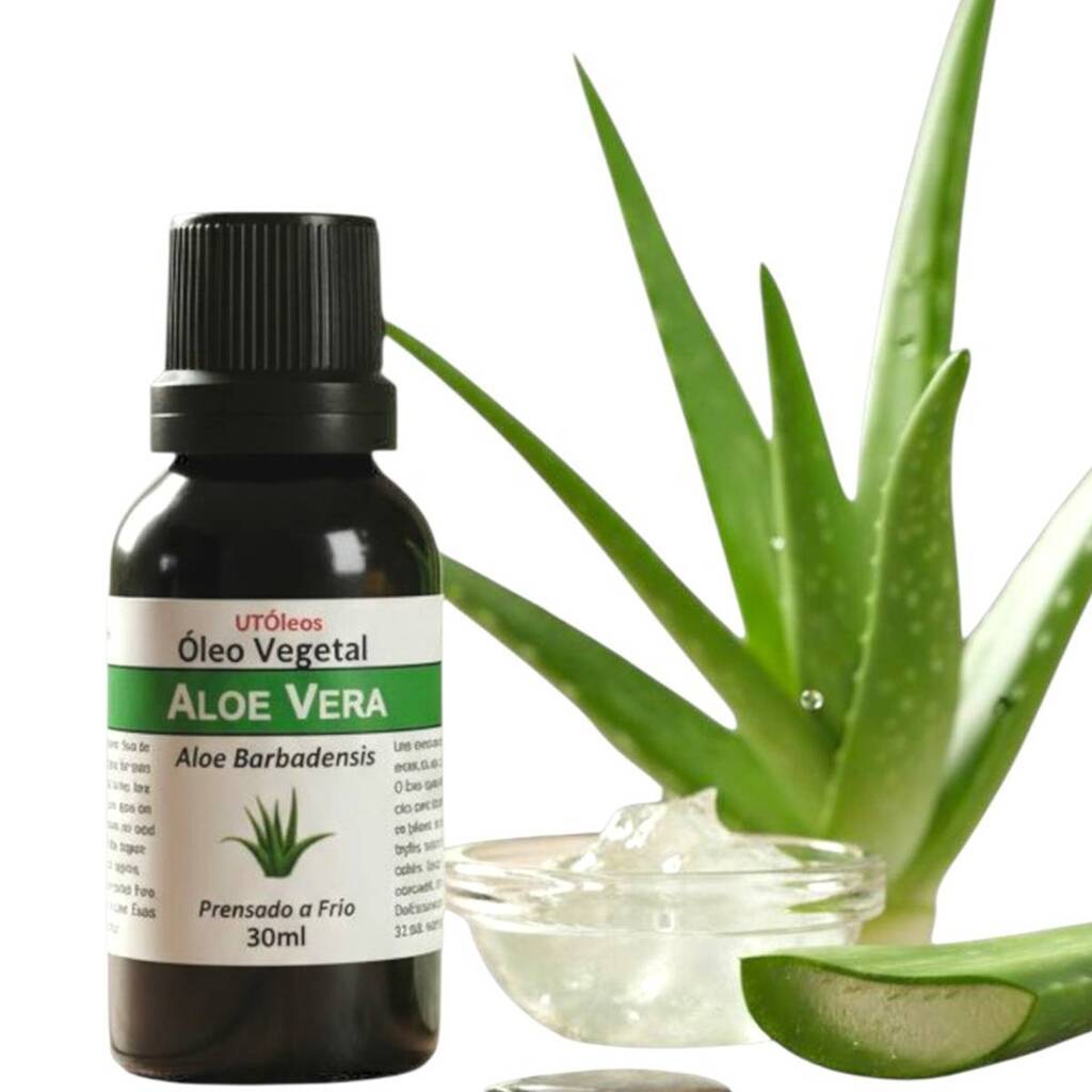 Óleo Vegetal de Aloe Vera (Babosa) 100% Natural e Puro
