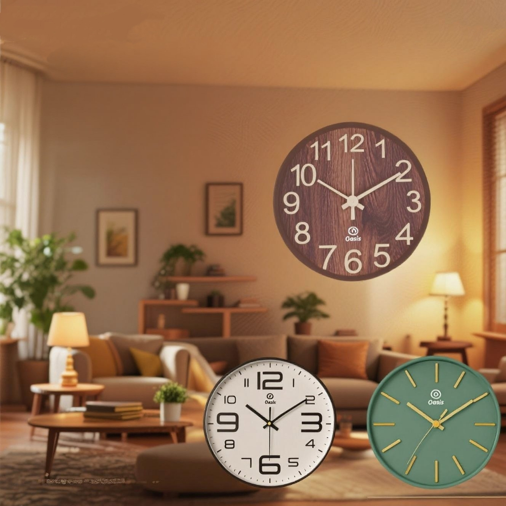 Relógio De Parede Moderno Elegante Para Casa Escritório Analógico Decorativo em Oferta na Shopee