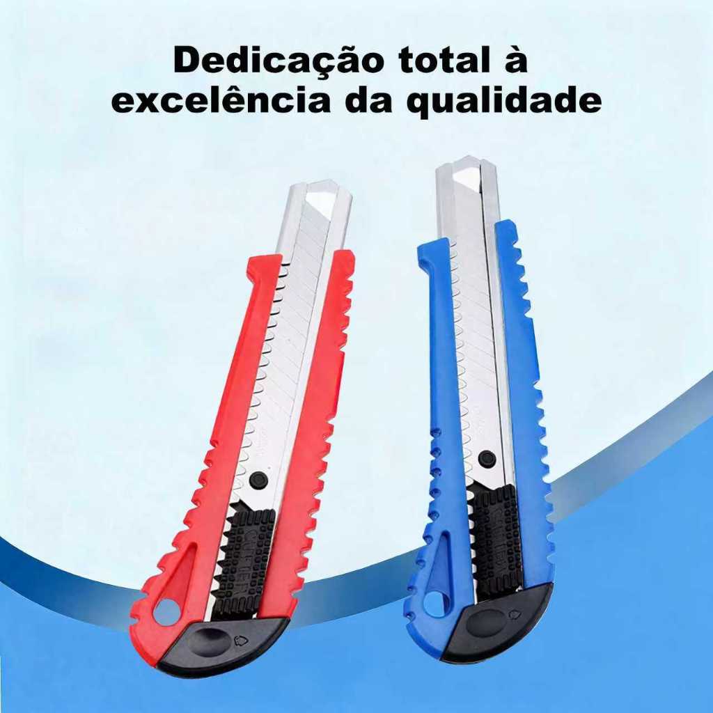 Kit de navalha artística metálica profissional: qualidade importada, material plástico e metálico