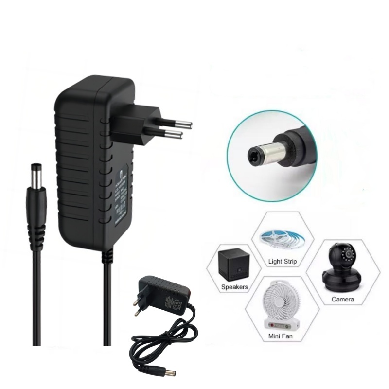 Fonte 9v 2.4a Power Adapter Bivolt Ac/dc - Com Plug P4， Fonte desenvolvida com alto padrão