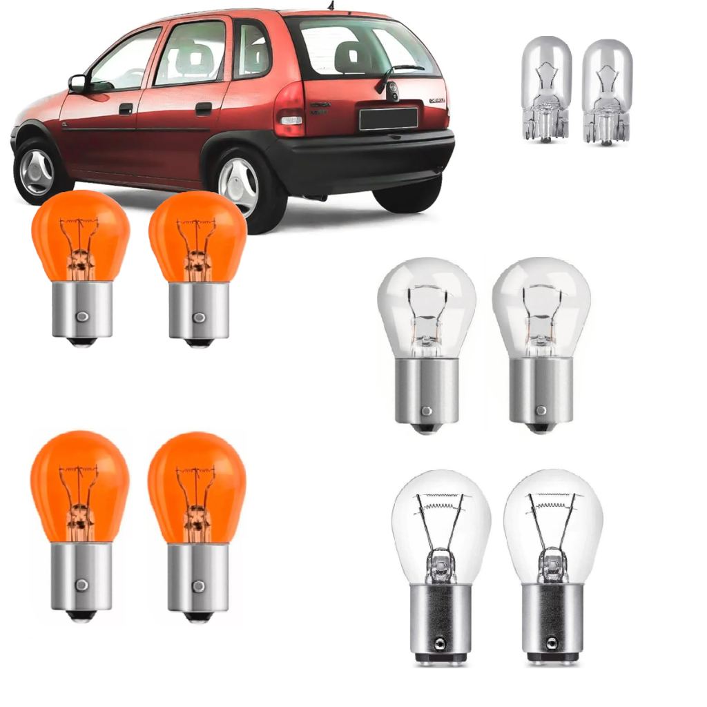 Kit Lampada Lanterna Corsa Hatch 1994 A 99 Comum Jogo