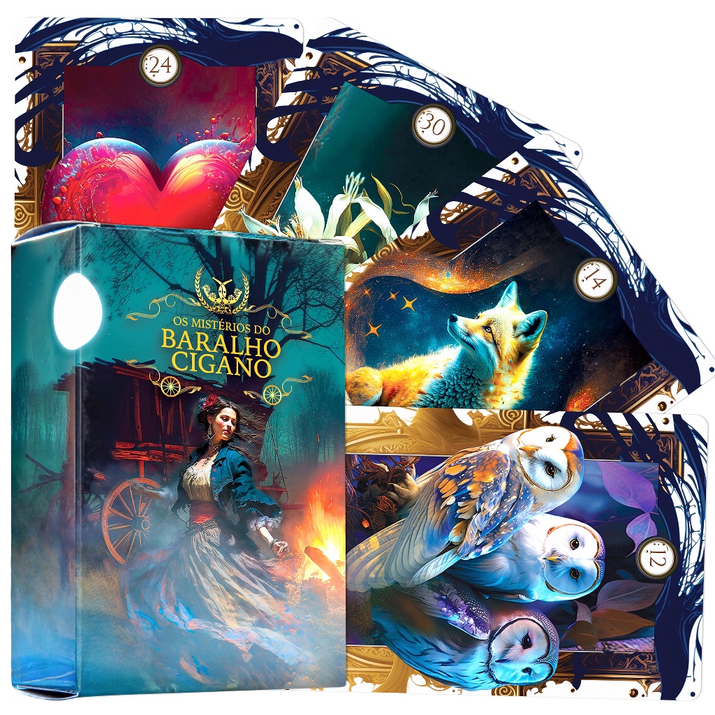Tarot Lenormand Baralho Cigano Os Mistérios em Oferta na Shopee