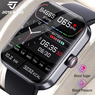 JIOYE Smartwatch Relogio Glicemia Pressão Arterial Esportes à Prova d'Água Relógio Inteligente