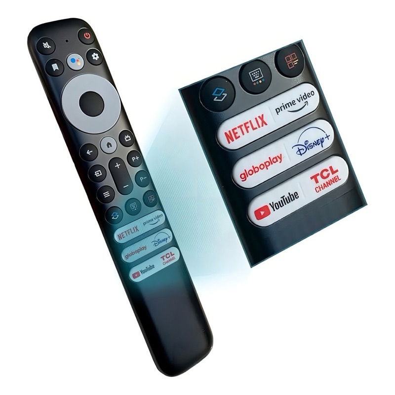 Controle Remoto Para Smart Tv Android Tcl Rc902f Flr1