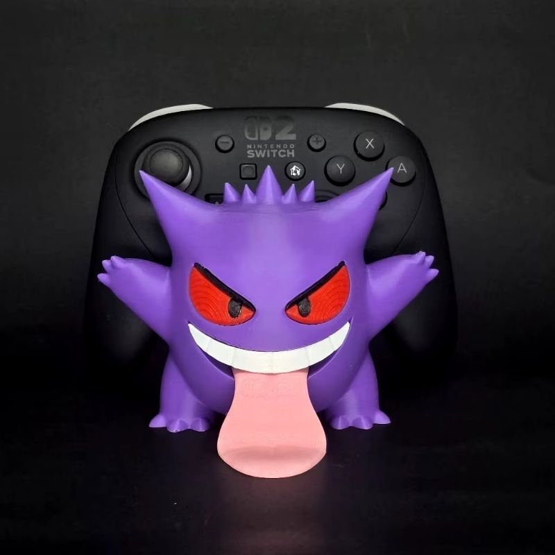 Suporte para Controle Gengar –Para Switch, Xbox, PlayStation | Decoração Geek | Pokemon